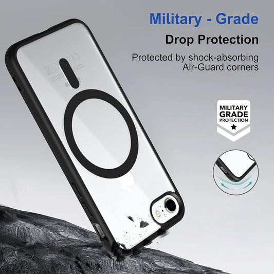 Clear Shockproof Magsafe Back Case Cover for iPhone SE 2022