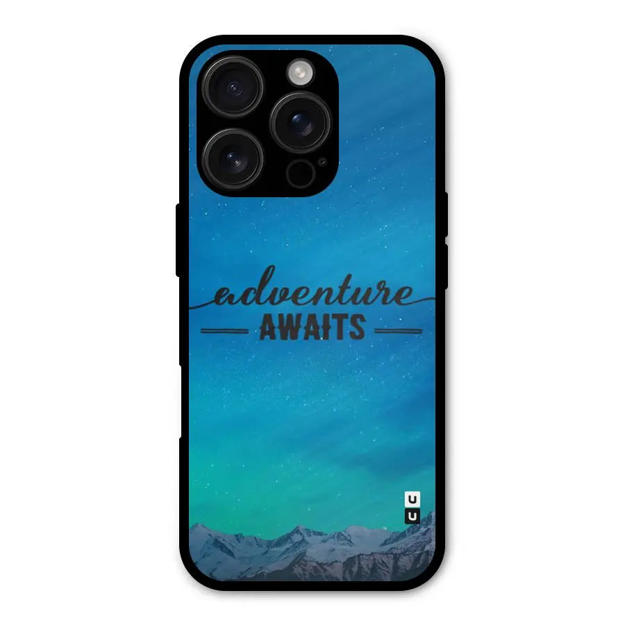 Adventure Awaits Shockproof Hybrid Protection (Metal + TPU) Back Case Cover CoversCart