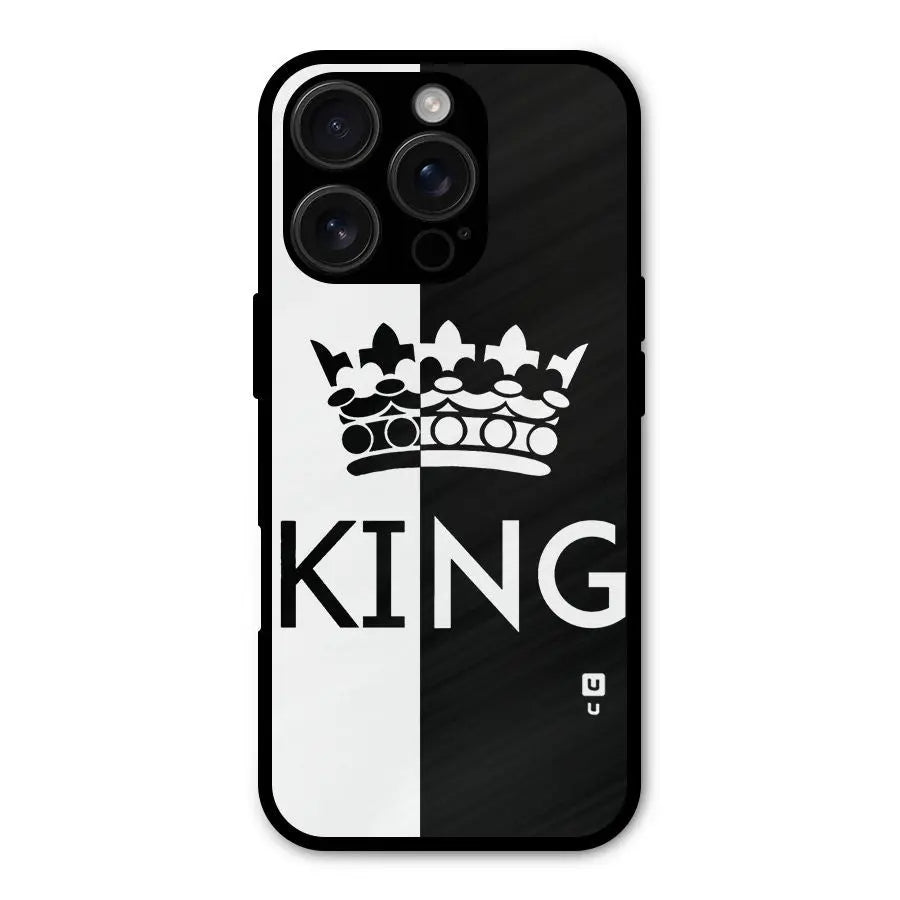 Aesthetic Crown King Shockproof Hybrid Protection (Metal + TPU) Back Case Cover CoversCart