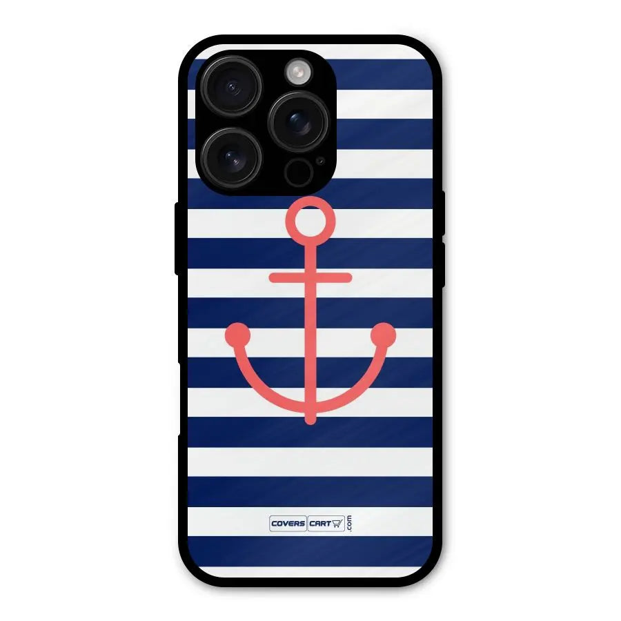 Anchor Stripes Shockproof Hybrid Protection (Metal + TPU) Back Case Cover CoversCart