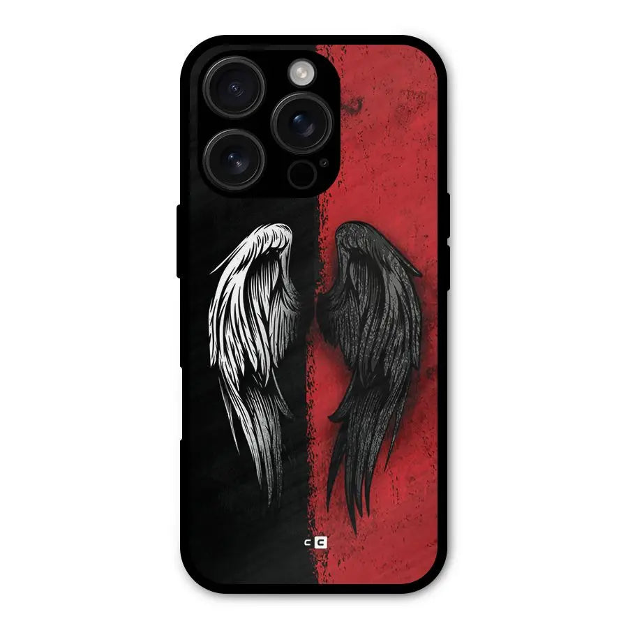 Angle Demon Wings Shockproof Hybrid Protection (Metal + TPU) Back Case Cover CoversCart