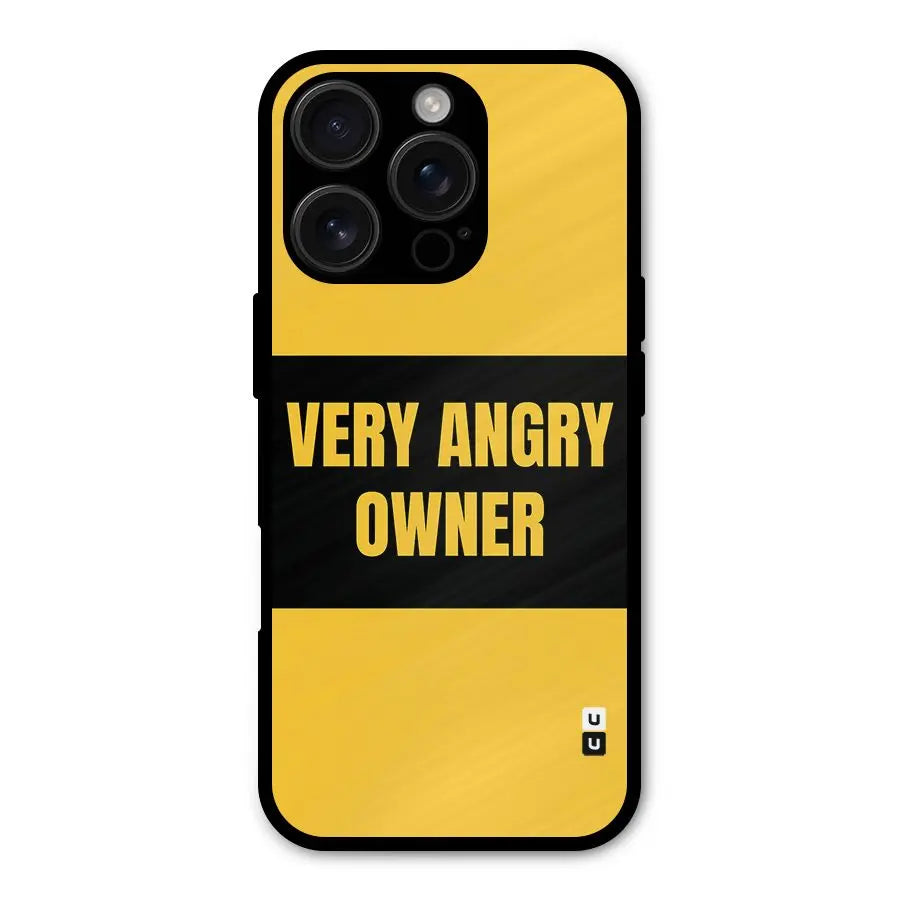 Angry Owner Shockproof Hybrid Protection (Metal + TPU) Back Case Cover CoversCart