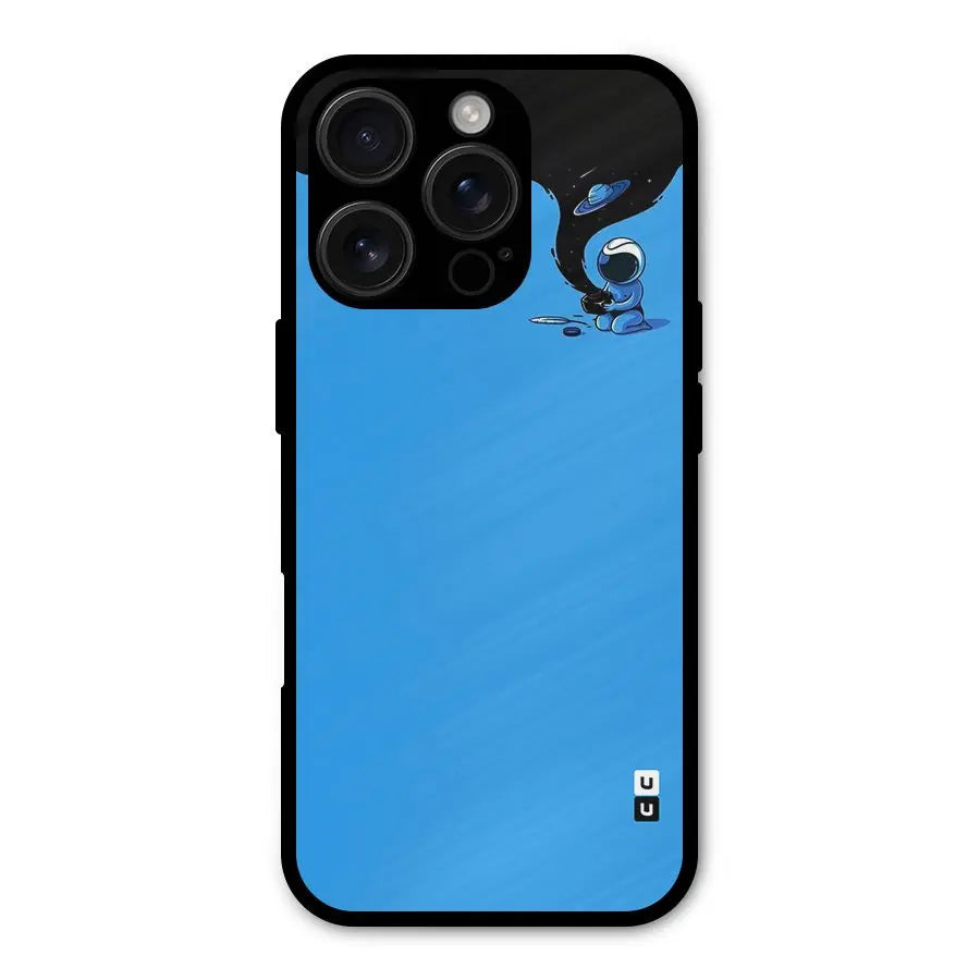 Astronaut Creativity Paint Sky Shockproof Hybrid Protection (Metal + TPU) Back Case Cover CoversCart