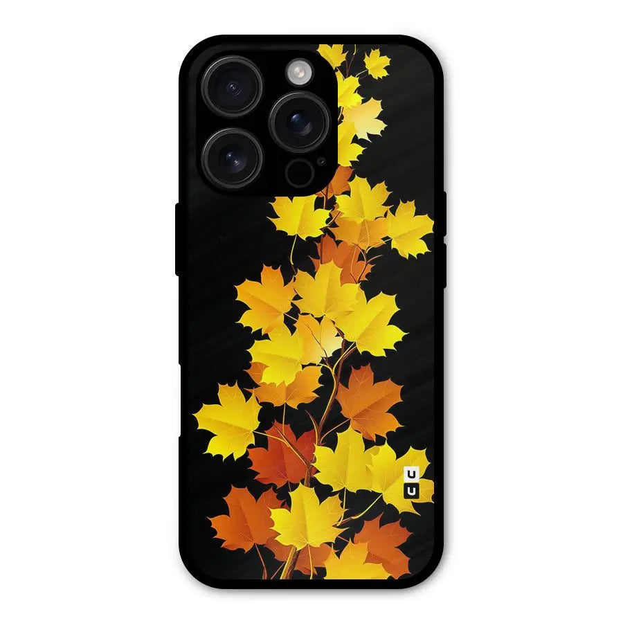 Autumn Forest Leaves Shockproof Hybrid Protection (Metal + TPU) Back Case Cover CoversCart