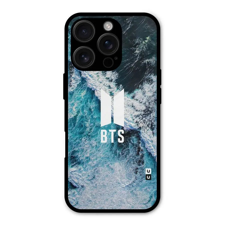 BTS Ocean Waves Shockproof Hybrid Protection (Metal + TPU) Back Case Cover CoversCart