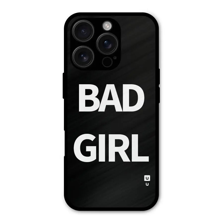 Bad Girl Attitude Shockproof Hybrid Protection (Metal + TPU) Back Case Cover CoversCart