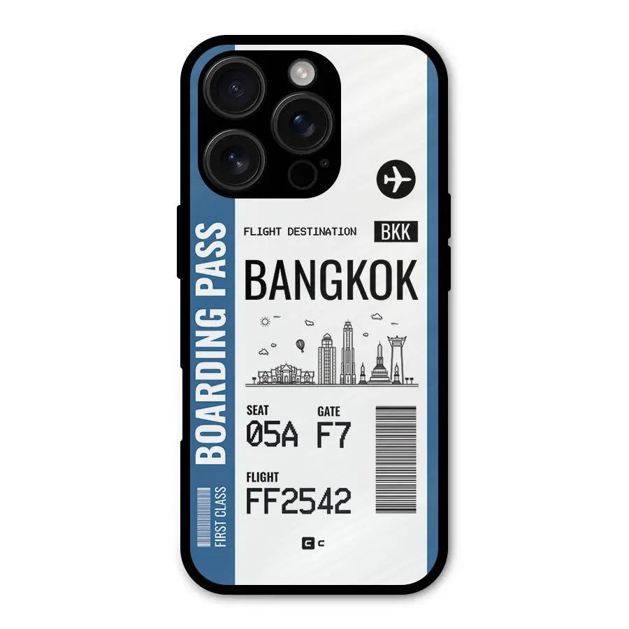 Bangkok Boarding Pass Shockproof Hybrid Protection (Metal + TPU) Back Case Cover CoversCart