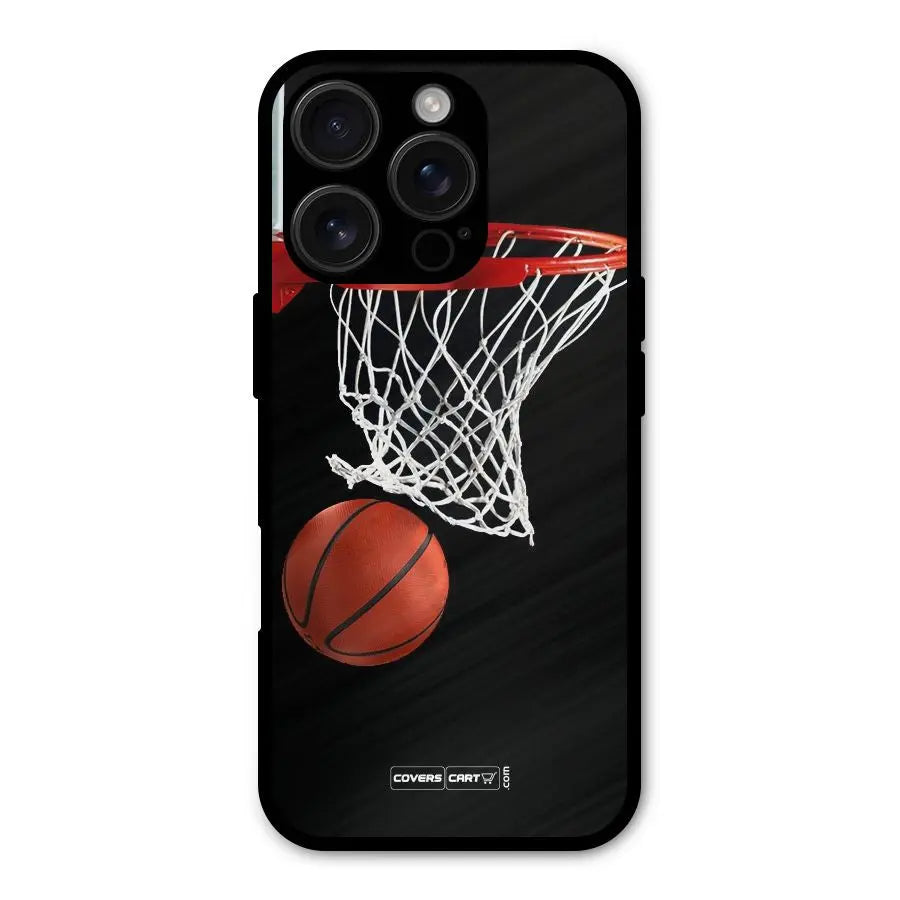 Basketball Shockproof Hybrid Protection (Metal + TPU) Back Case Cover CoversCart