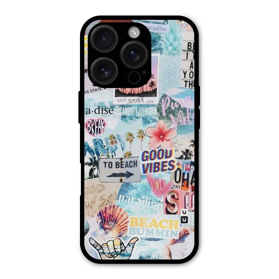 Beaching Life Shockproof Hybrid Protection (Metal + TPU) Back Case Cover CoversCart