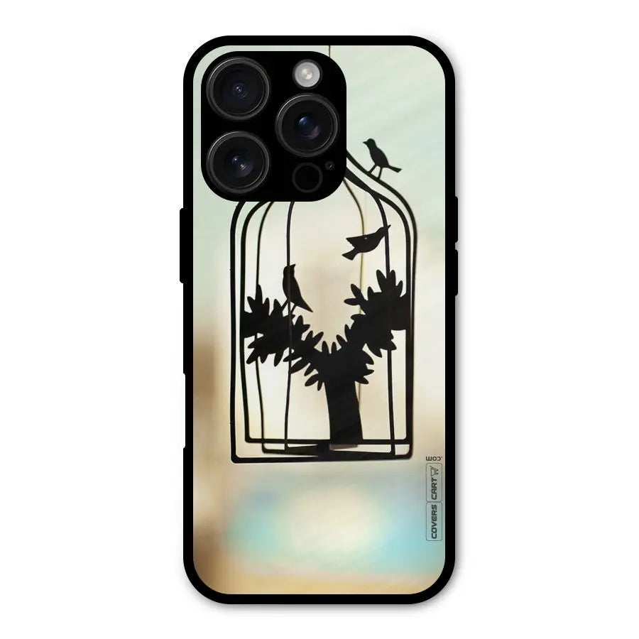 Beautiful Pegion Cage Shockproof Hybrid Protection (Metal + TPU) Back Case Cover CoversCart