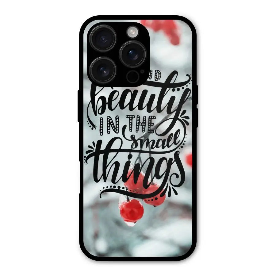 Beauty in Small Things Shockproof Hybrid Protection (Metal + TPU) Back Case Cover CoversCart