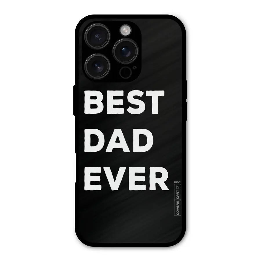 Best Dad Ever Shockproof Hybrid Protection (Metal + TPU) Back Case Cover CoversCart