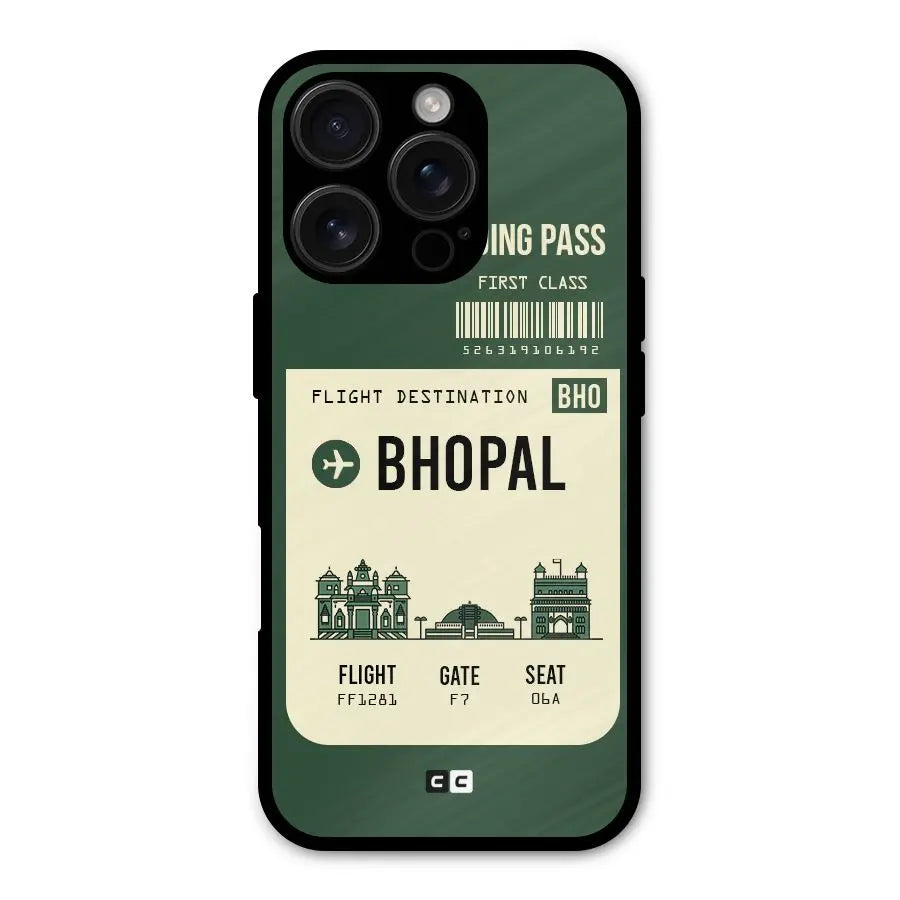 Bhopal Boarding Pass Shockproof Hybrid Protection (Metal + TPU) Back Case Cover CoversCart
