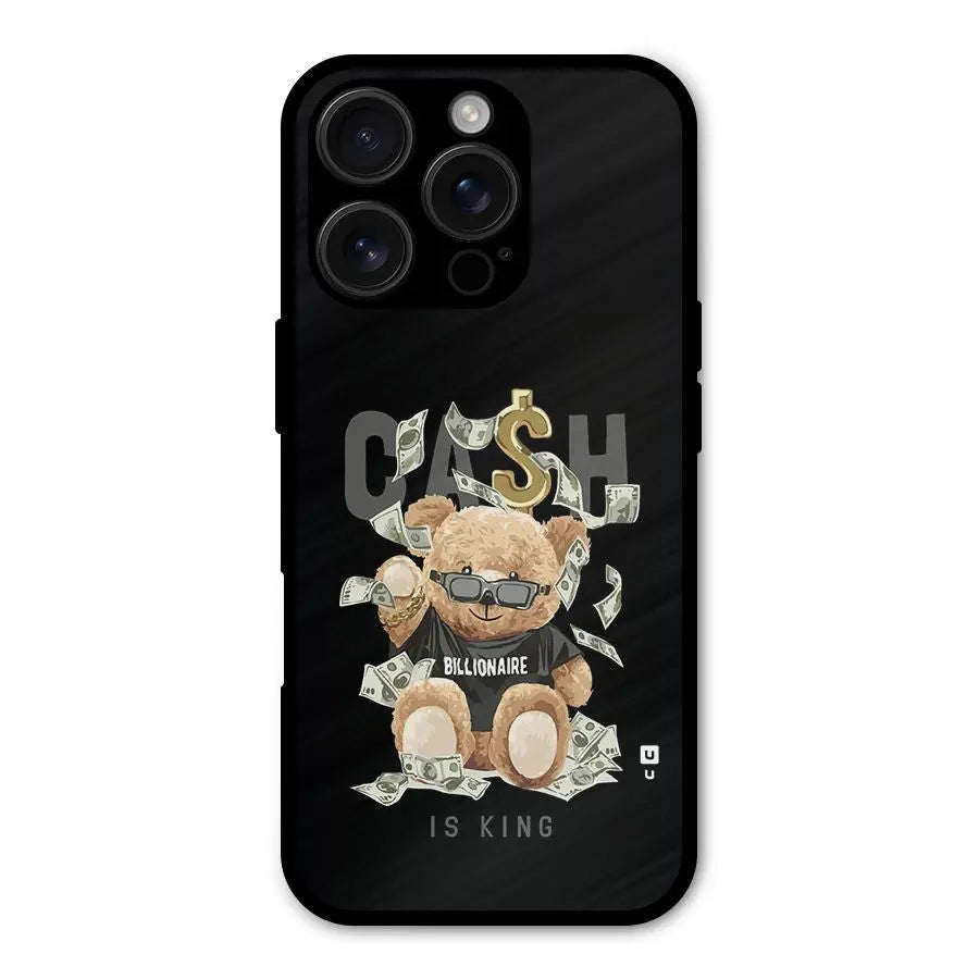 Billionaire Teddy Shockproof Hybrid Protection (Metal + TPU) Back Case Cover CoversCart