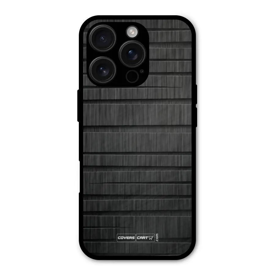 Black Abstract Shockproof Hybrid Protection (Metal + TPU) Back Case Cover CoversCart