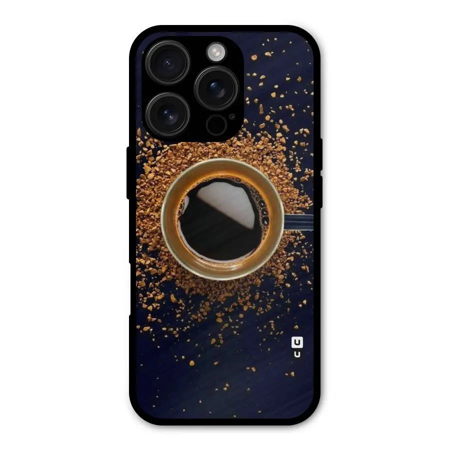 Black Coffee Shockproof Hybrid Protection (Metal + TPU) Back Case Cover CoversCart