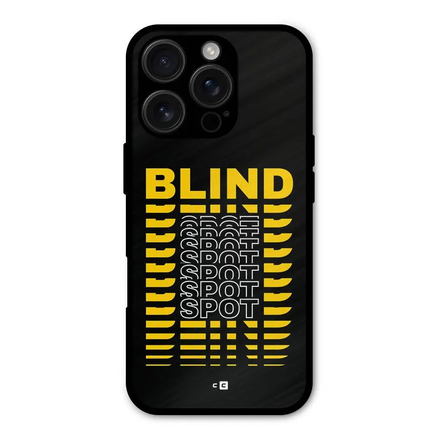 Blind Spot Shockproof Hybrid Protection (Metal + TPU) Back Case Cover CoversCart