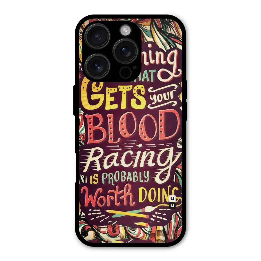 Blood Racing Shockproof Hybrid Protection (Metal + TPU) Back Case Cover CoversCart