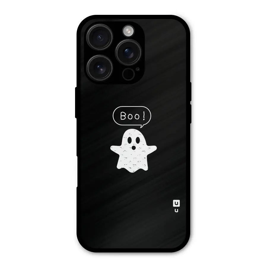 Boo Cute Ghost Shockproof Hybrid Protection (Metal + TPU) Back Case Cover CoversCart