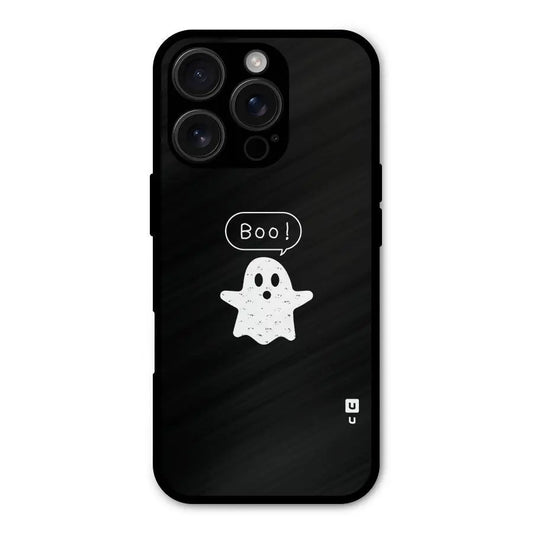 Boo Cute Ghost Shockproof Hybrid Protection (Metal + TPU) Back Case Cover CoversCart