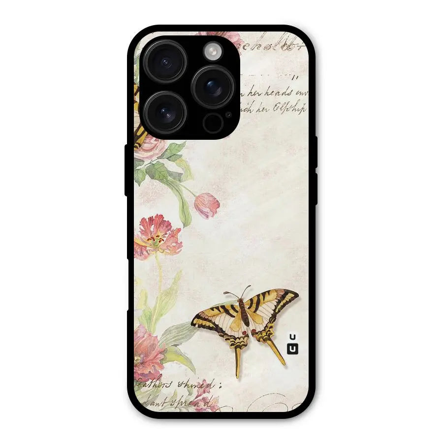 Butterfly Floral Shockproof Hybrid Protection (Metal + TPU) Back Case Cover CoversCart