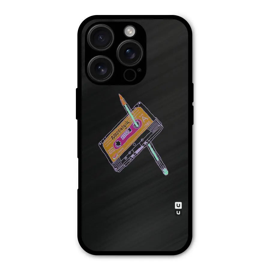 Casette Nostalgia Shockproof Hybrid Protection (Metal + TPU) Back Case Cover CoversCart