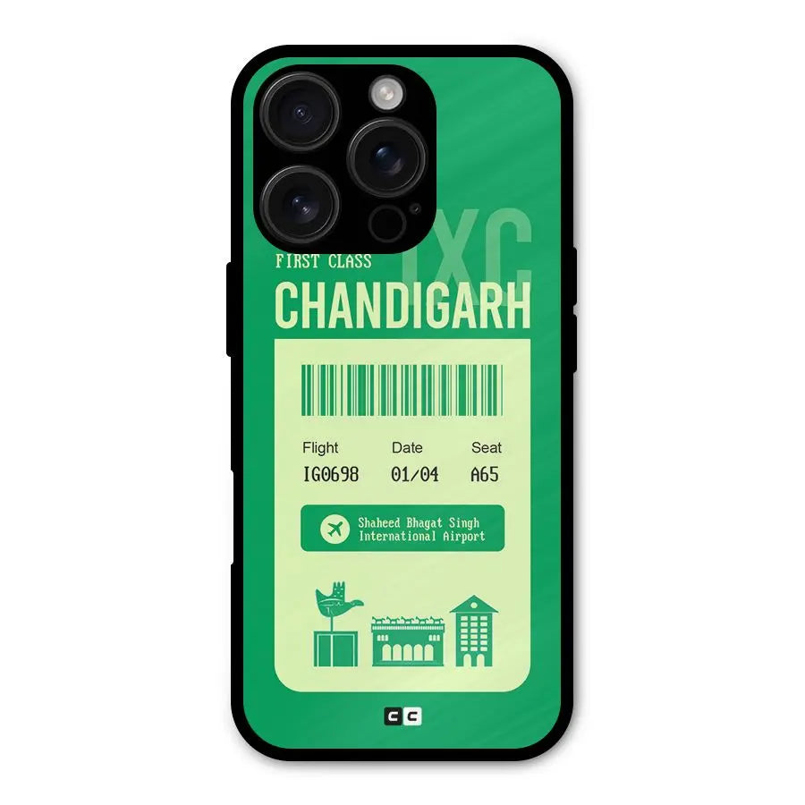 Chandigarh Boarding Pass Shockproof Hybrid Protection (Metal + TPU) Back Case Cover CoversCart