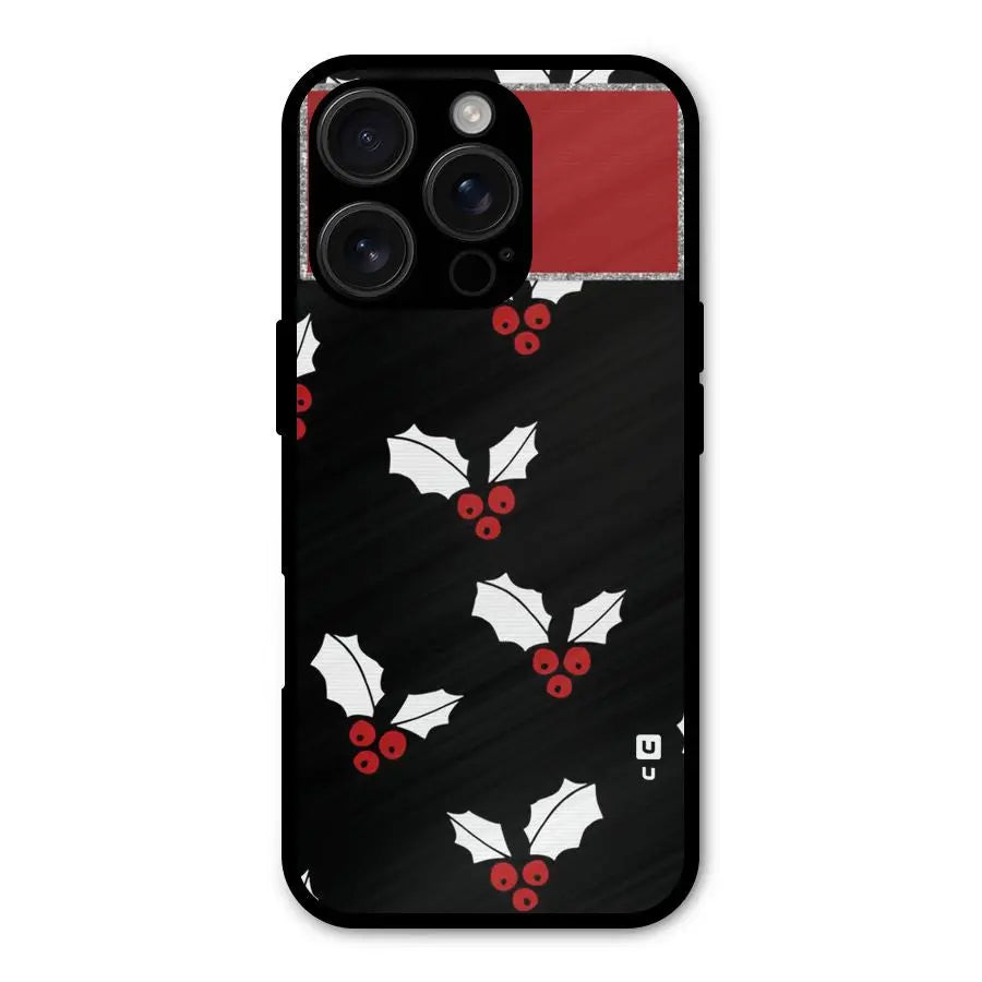 Cherry Leaf Design Shockproof Hybrid Protection (Metal + TPU) Back Case Cover CoversCart