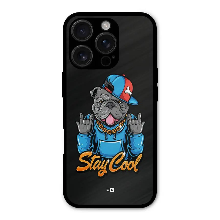 Chill Calm Cool Shockproof Hybrid Protection (Metal + TPU) Back Case Cover CoversCart