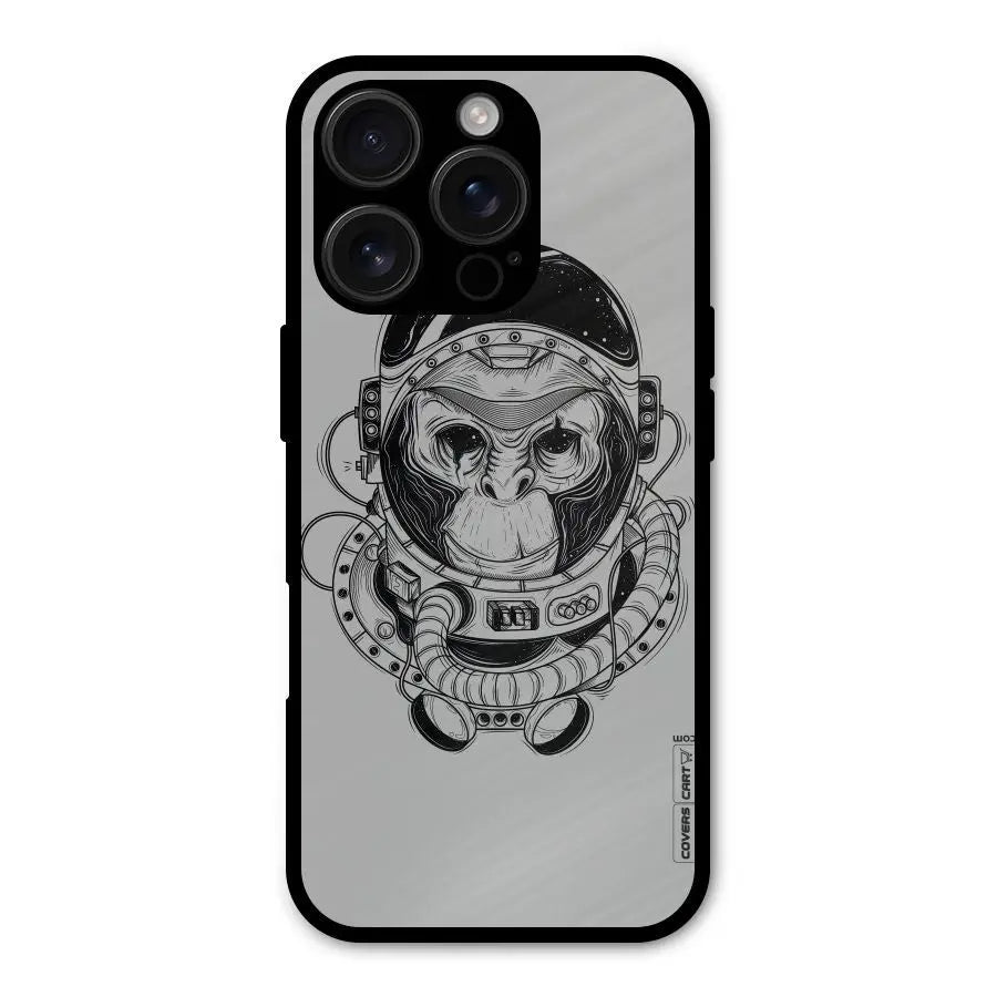 Chimpanzee Astronaut Shockproof Hybrid Protection (Metal + TPU) Back Case Cover CoversCart