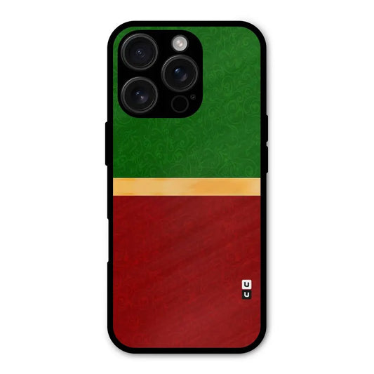 Christmas Colors Stripe Shockproof Hybrid Protection (Metal + TPU) Back Case Cover CoversCart