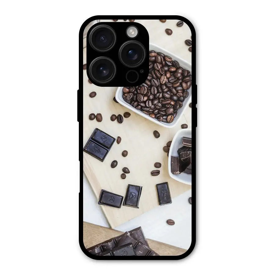 Coffee Beans and Chocolate Shockproof Hybrid Protection (Metal + TPU) Back Case Cover CoversCart