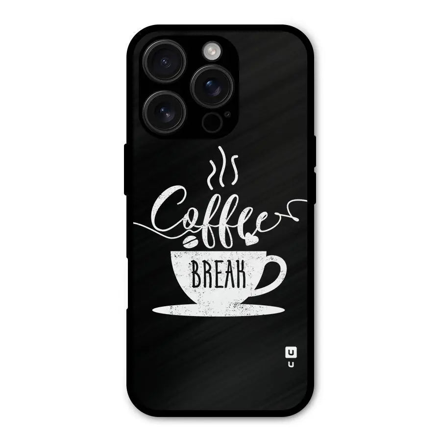 Coffee Break Shockproof Hybrid Protection (Metal + TPU) Back Case Cover CoversCart
