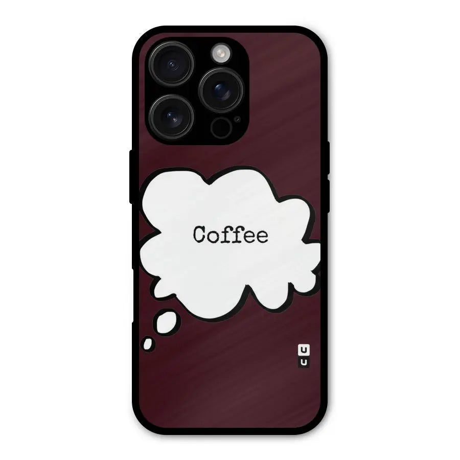 Coffee Bubble Shockproof Hybrid Protection (Metal + TPU) Back Case Cover CoversCart