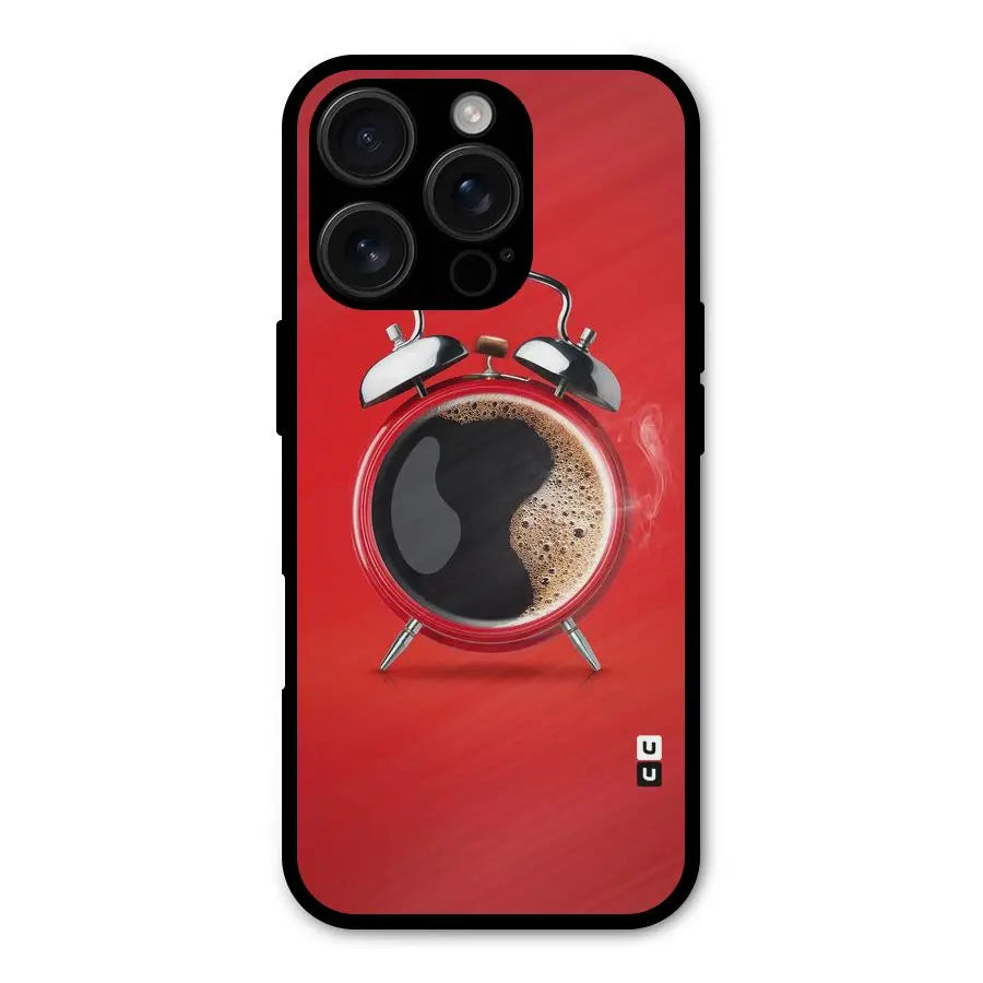 Coffee Clock Shockproof Hybrid Protection (Metal + TPU) Back Case Cover CoversCart
