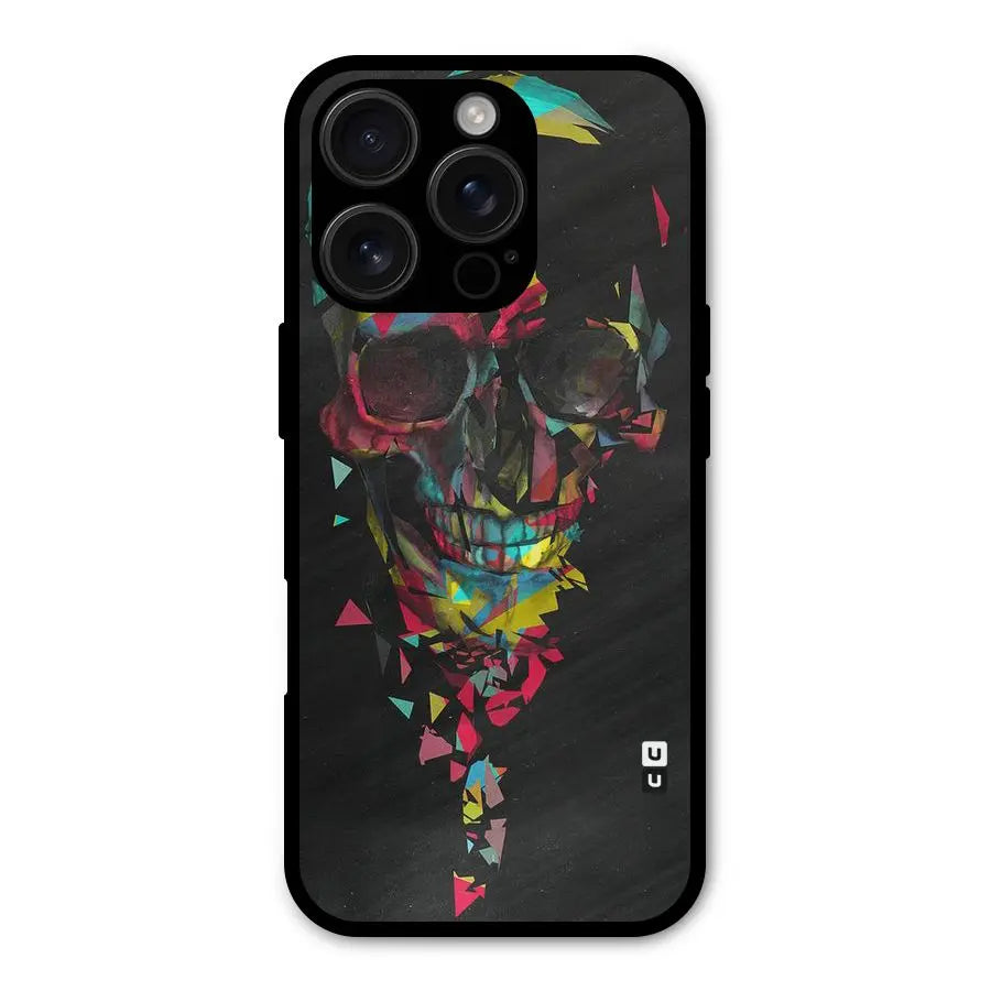 Colored Skull Shred Shockproof Hybrid Protection (Metal + TPU) Back Case Cover CoversCart