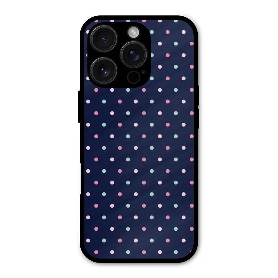 Colorful Dots Pattern Shockproof Hybrid Protection (Metal + TPU) Back Case Cover CoversCart