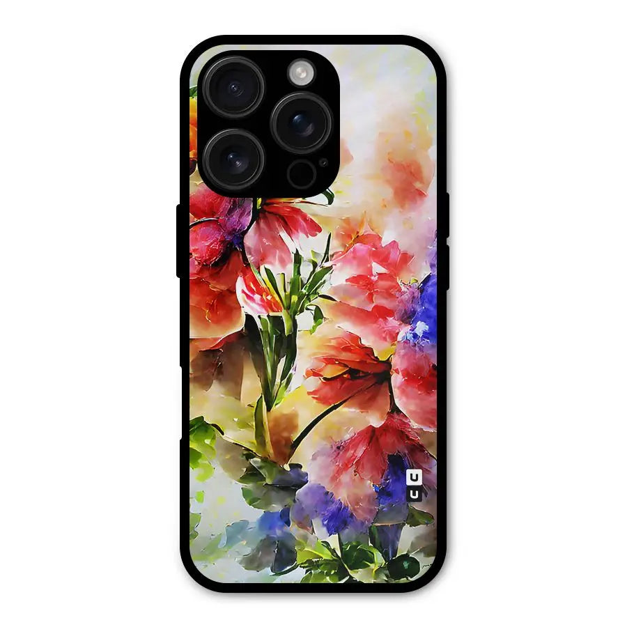 Colorful Flowers Fine Art Shockproof Hybrid Protection (Metal + TPU) Back Case Cover CoversCart