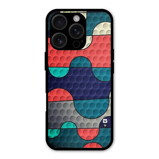 Colorful Puzzle Design Shockproof Hybrid Protection (Metal + TPU) Back Case Cover CoversCart