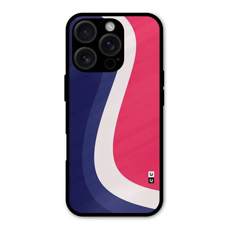 Colorful Wavy Print Shockproof Hybrid Protection (Metal + TPU) Back Case Cover CoversCart