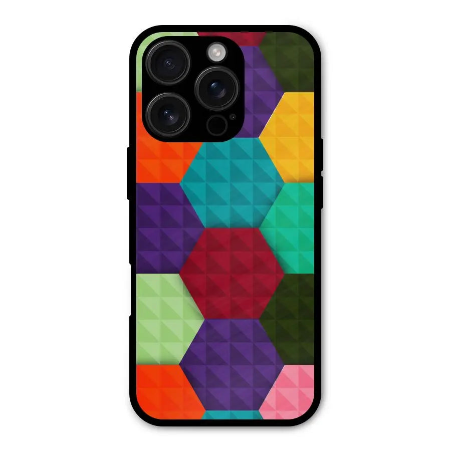 Colourful Abstract Shockproof Hybrid Protection (Metal + TPU) Back Case Cover CoversCart