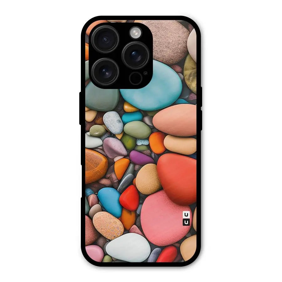 Colourful Stones Shockproof Hybrid Protection (Metal + TPU) Back Case Cover CoversCart