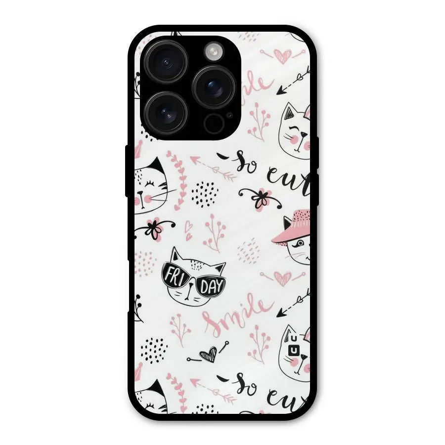 Cute Cat Swag Shockproof Hybrid Protection (Metal + TPU) Back Case Cover CoversCart