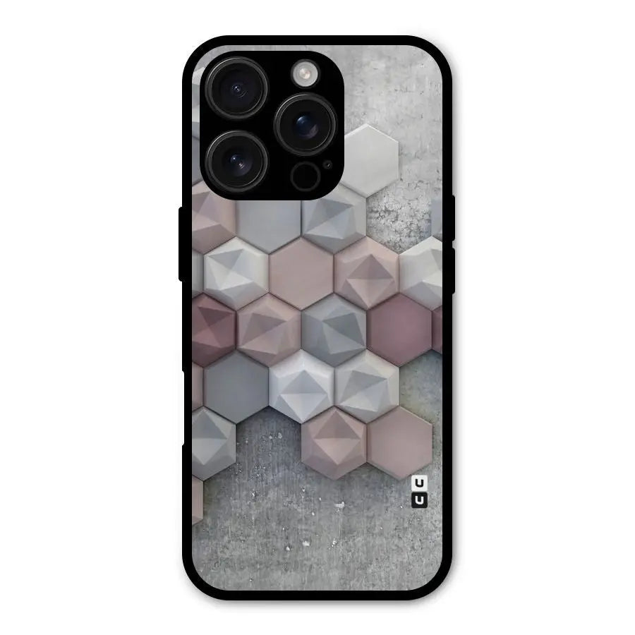 Cute Hexagonal Pattern Shockproof Hybrid Protection (Metal + TPU) Back Case Cover CoversCart