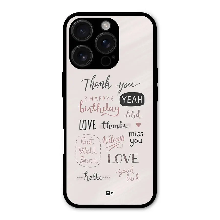 Cute Quotes Shockproof Hybrid Protection (Metal + TPU) Back Case Cover CoversCart