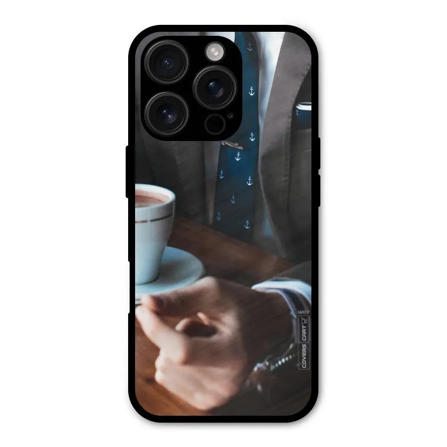 Dapper Suit Shockproof Hybrid Protection (Metal + TPU) Back Case Cover CoversCart