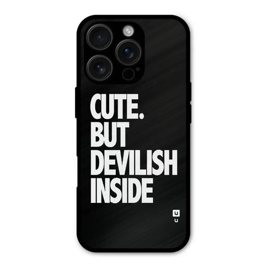 Devil Inside Shockproof Hybrid Protection (Metal + TPU) Back Case Cover CoversCart