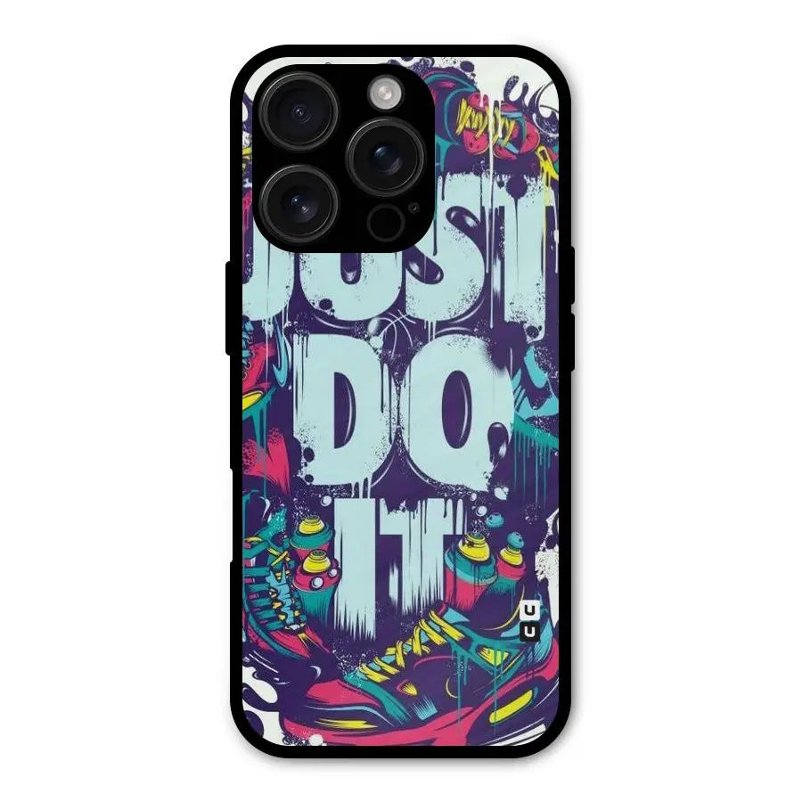 Do It Abstract Shockproof Hybrid Protection (Metal + TPU) Back Case Cover CoversCart