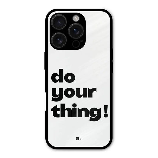 Do Your Thing Shockproof Hybrid Protection (Metal + TPU) Back Case Cover CoversCart