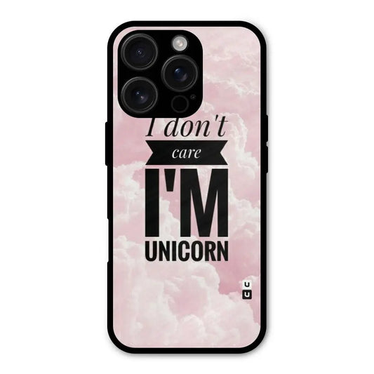 Dont Care Unicorn Shockproof Hybrid Protection (Metal + TPU) Back Case Cover CoversCart